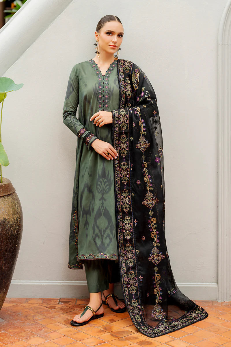 Iznik Summer Lawn Embroidered Unstitched 3PC MS-1112
