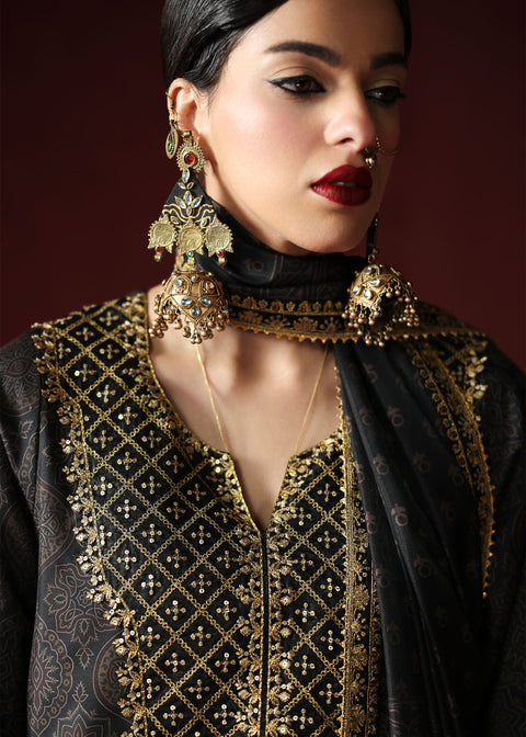 Humjoli Summer Lawn Embroidered Unstitched 3PC MS-1099