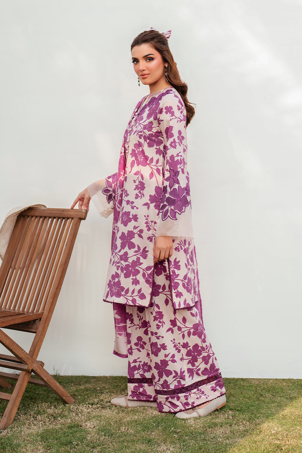 Iznik Linen Embroidered Patch Work Unstitched 3 Piece Suit – Winter Collection 2025