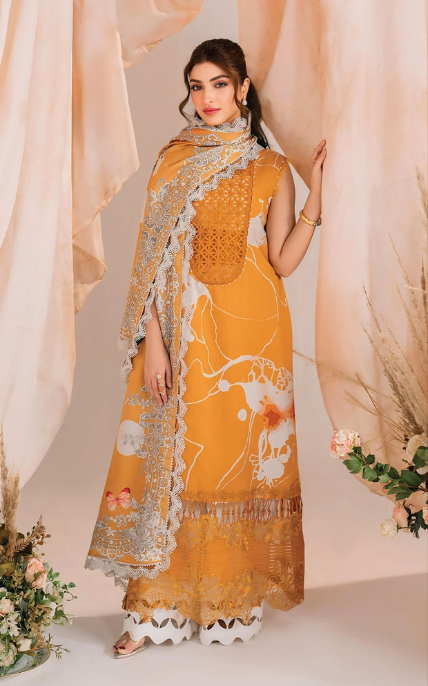 Asifa & Nabeel Solstice Luxury Lawn 3-Piece Unstitched – Digital Printed
