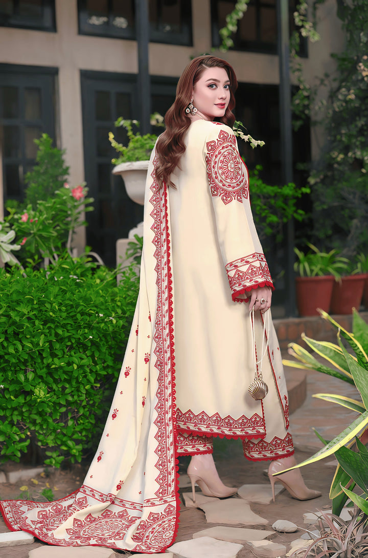 Aneelas Winter Collection – Premium Dhanak Embroidered Unstitched 3PC Suit