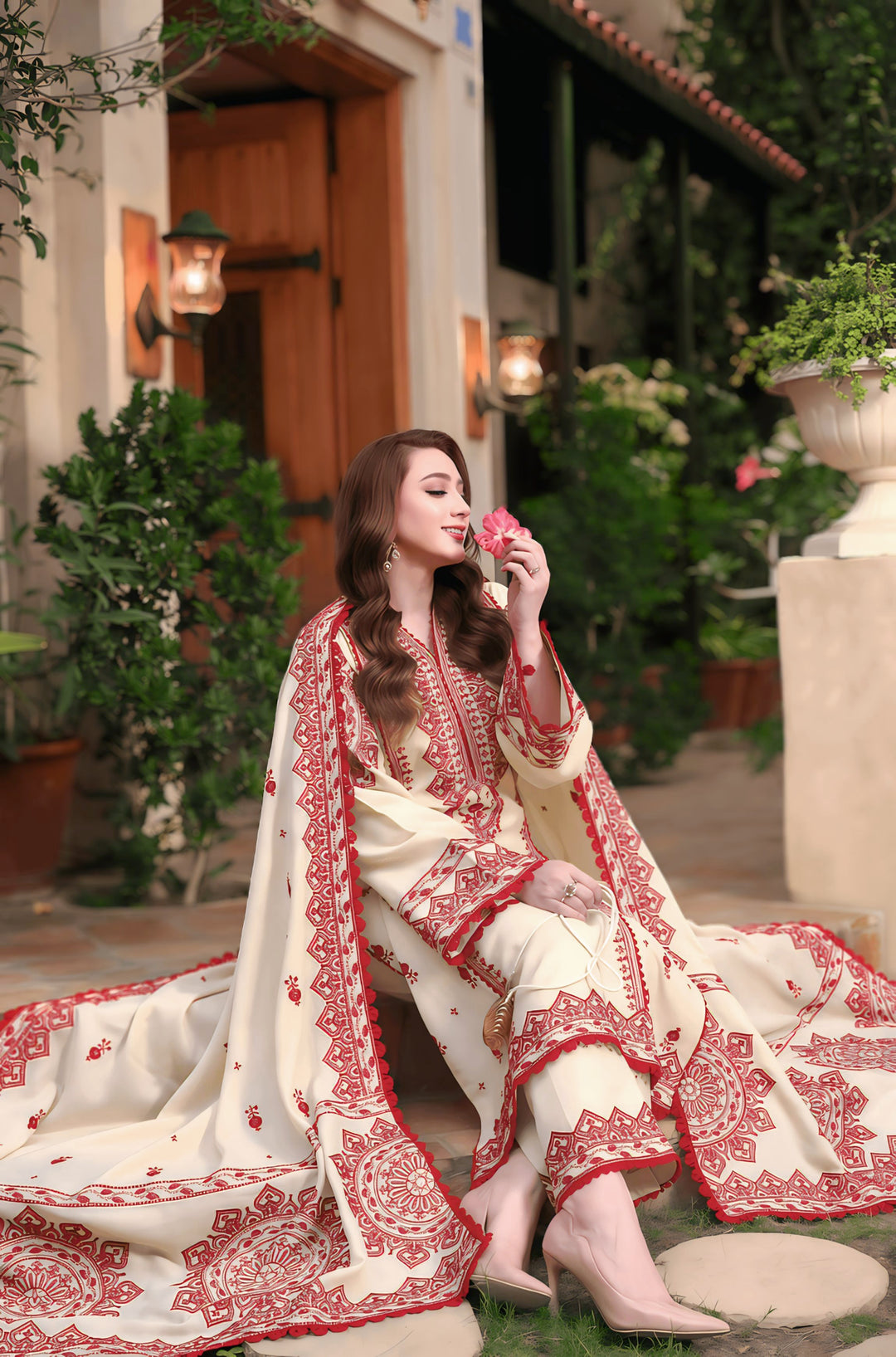 Aneelas Winter Collection – Premium Dhanak Embroidered Unstitched 3PC Suit