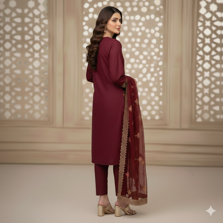 Elaaf Summer Embroidered Lawn Unstitched 3PC 2026