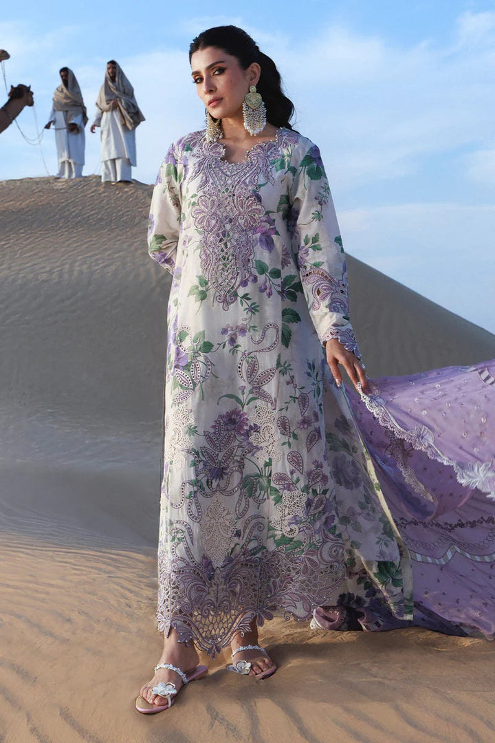 Nureh Summer Lawn Embroidered Unstitched 3PC MS-1067