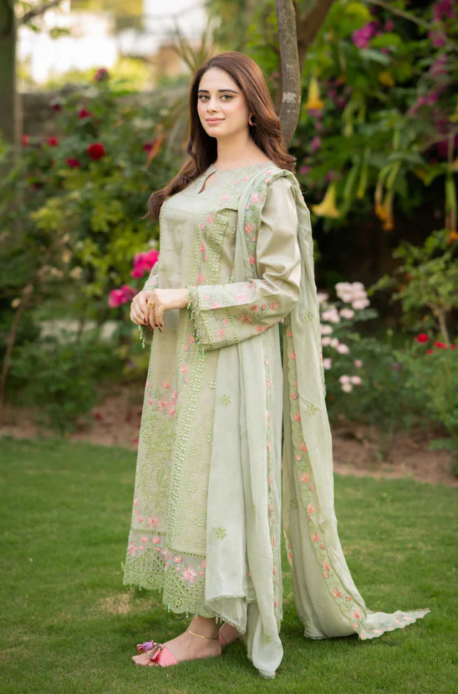 Mushq Summer Lawn Embroidered Unstitched 3PC SE-1056