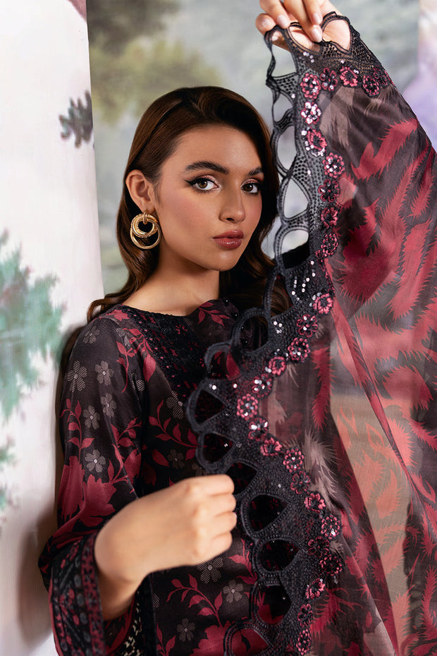 Ramsha Luxury Lawn Embroidered Unstitched 3 Piece Suit