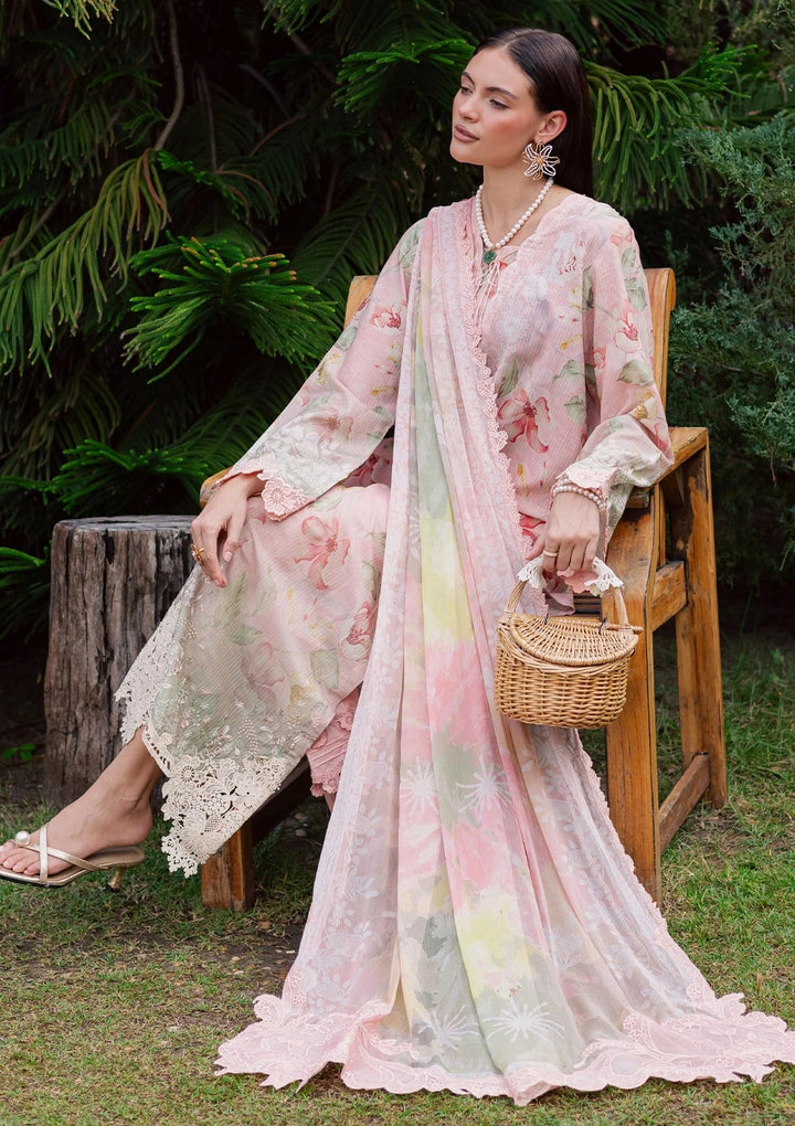 Nureh Summer Lawn Embroidered Unstitched 3PC MS-208