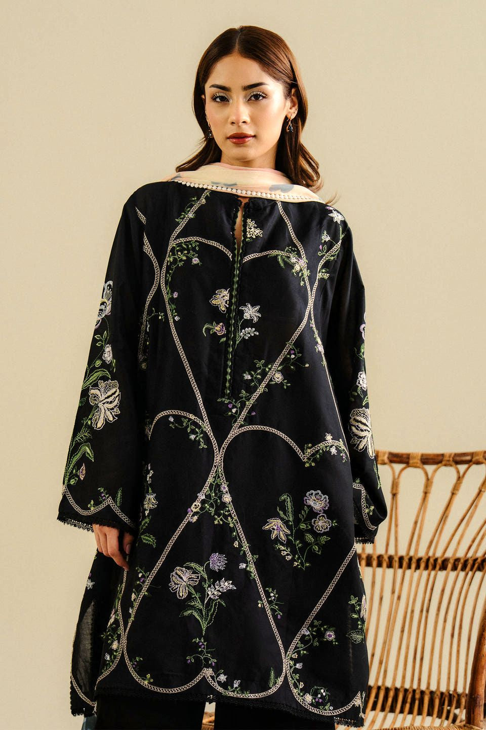 Zara Shahjahan Summer Embroidered Lawn Unstitched 3PC 2026