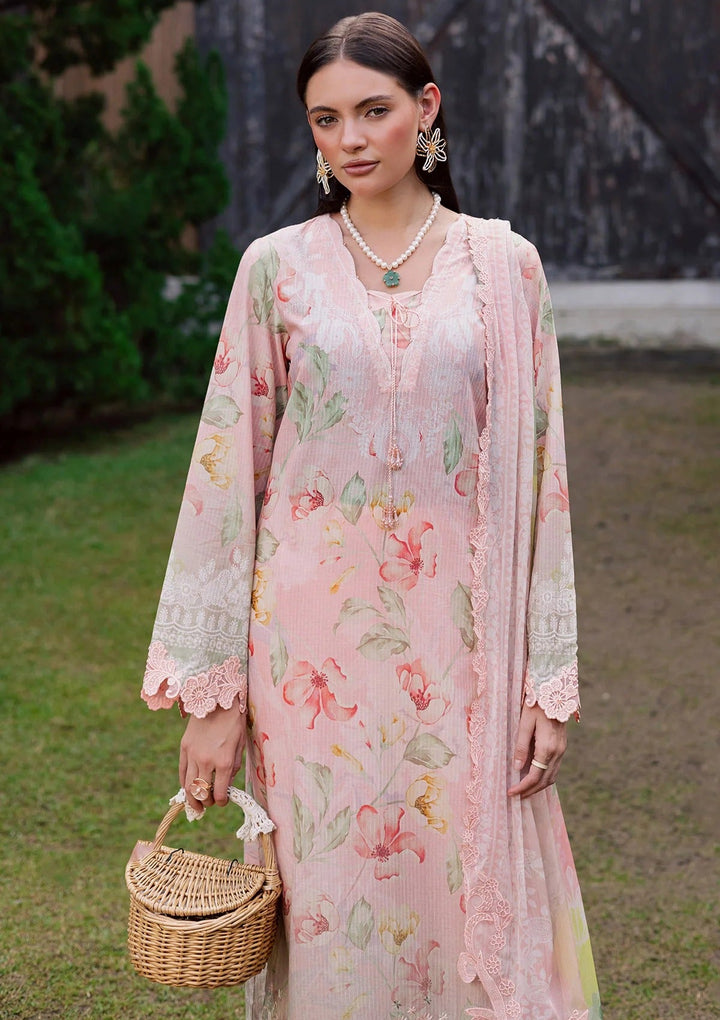 Nureh Summer Lawn Embroidered Unstitched 3PC MS-208