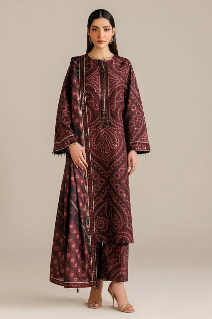 Jazmin Summer Lawn Embroidered Unstitched 3PC FF-1065