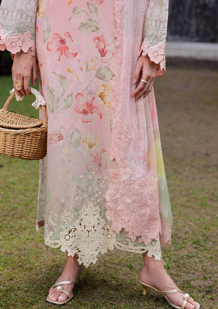 Nureh Summer Lawn Embroidered Unstitched 3PC MS-208