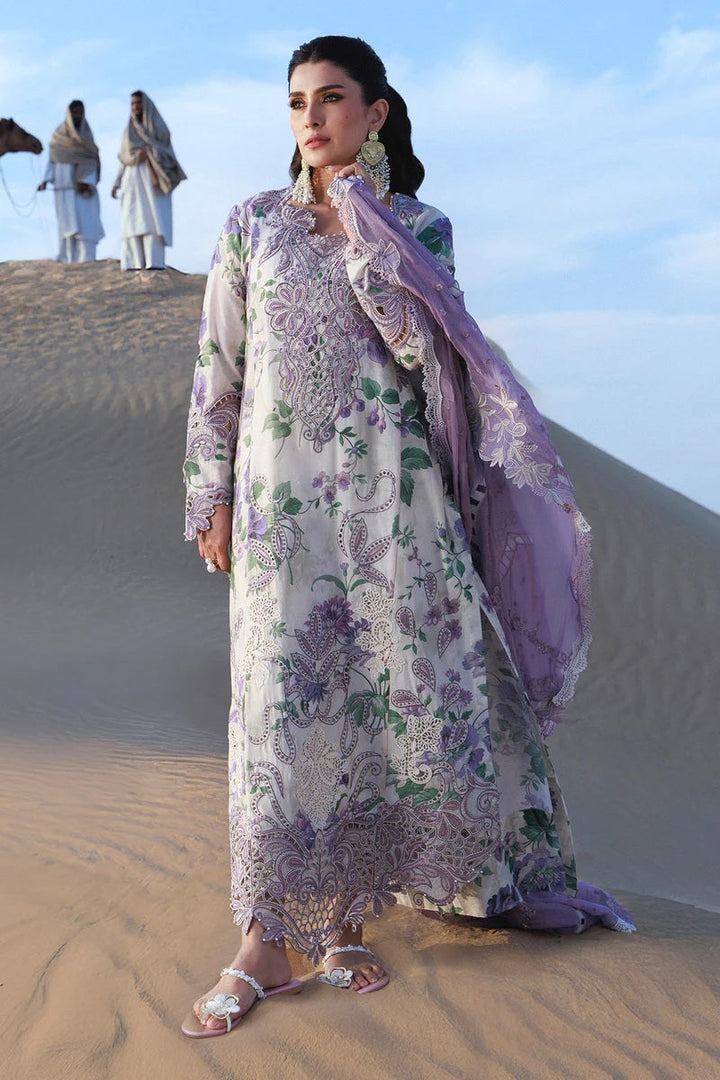 Nureh Summer Lawn Embroidered Unstitched 3PC MS-1067