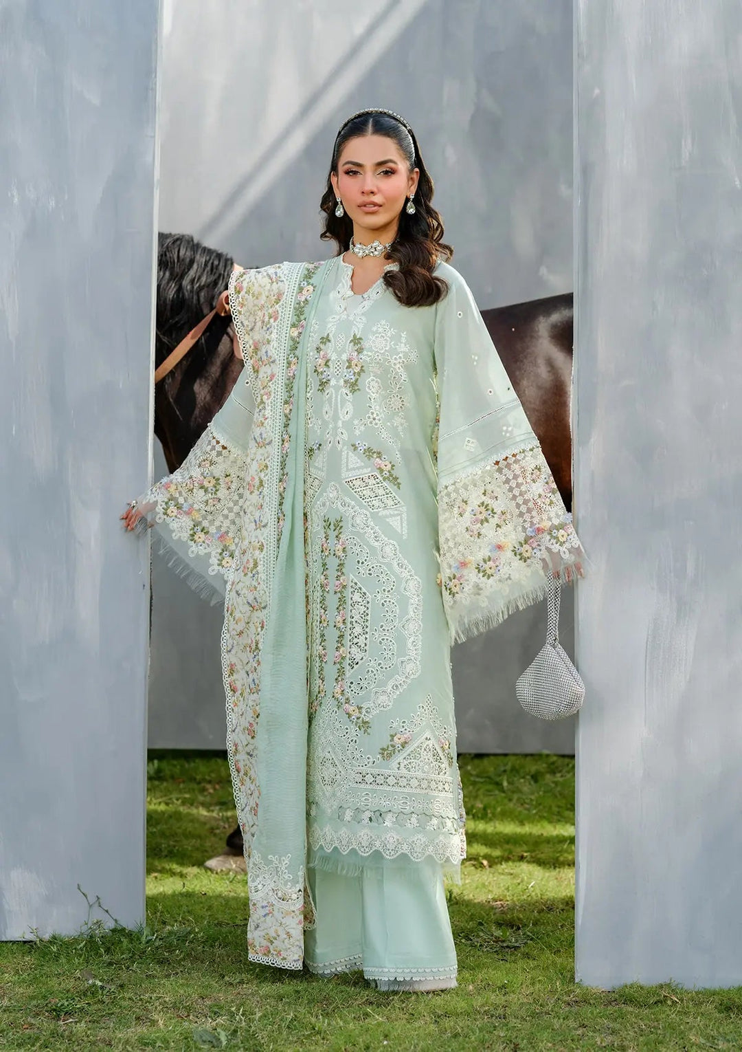 Elaf Summer Airjet Lawn Unstitched 3PC 2026 SE-1004