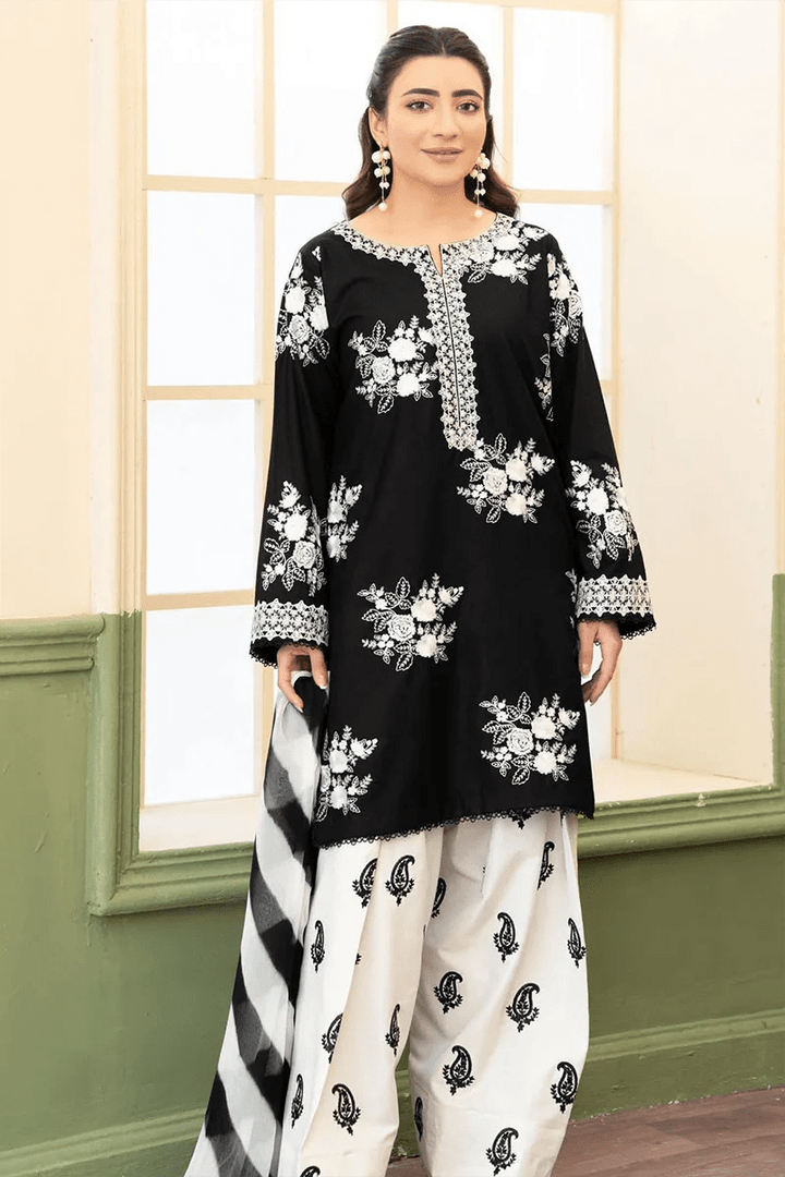Zara Shahjahan Summer Lawn Embroidered Unstitched 3PC FF-1069