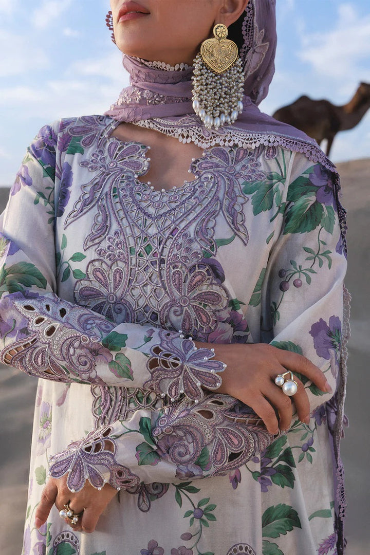 Nureh Summer Lawn Embroidered Unstitched 3PC MS-1067