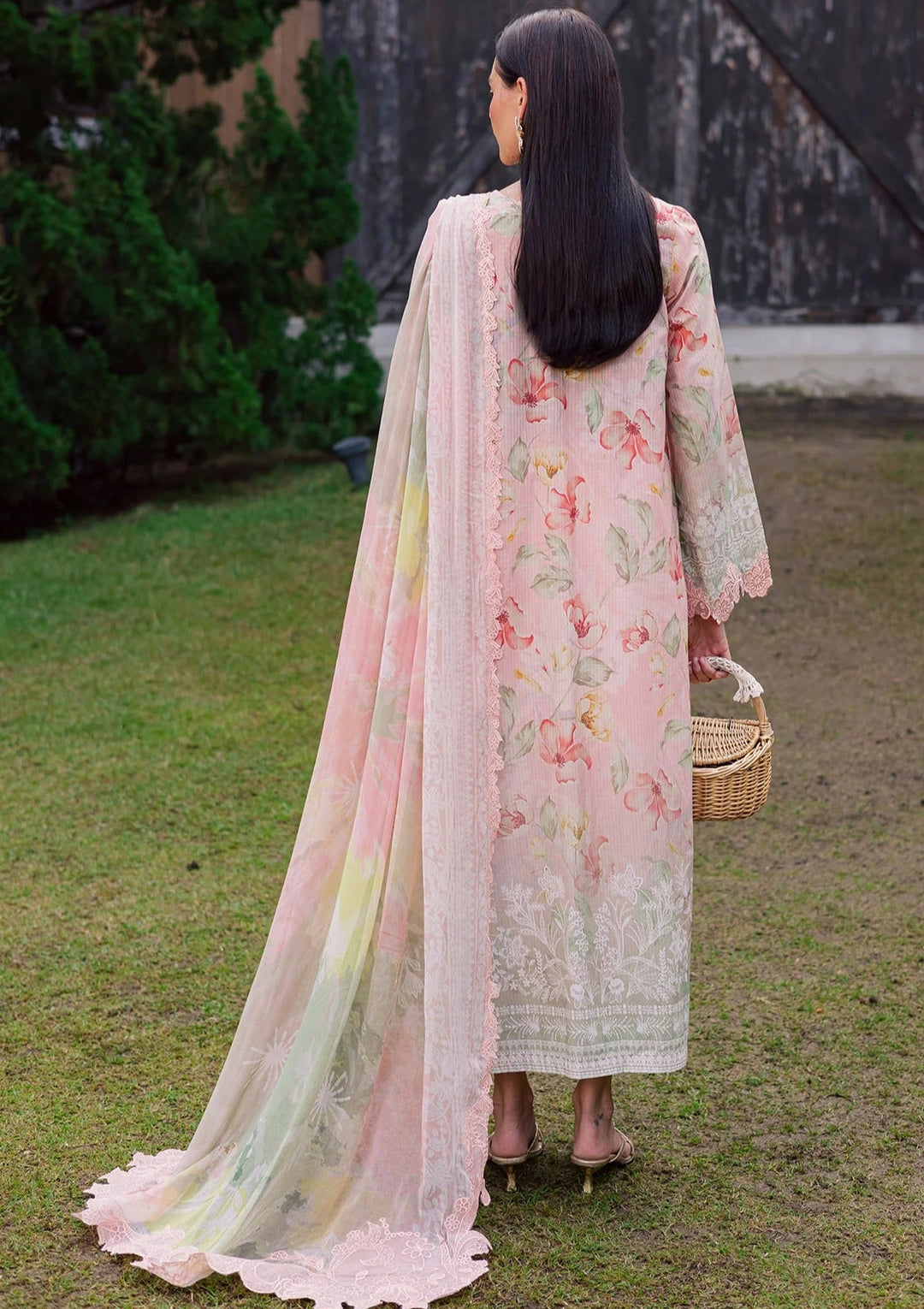 Nureh Summer Lawn Embroidered Unstitched 3PC MS-208