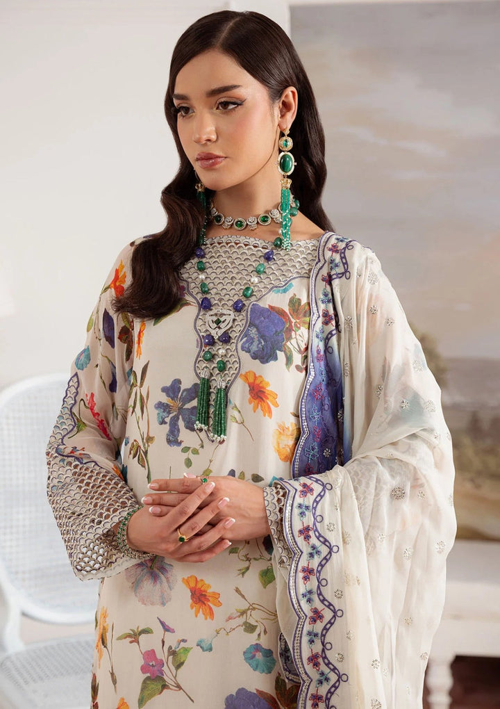 Nureh Summer Lawn Embroidered Unstitched 3PC 2026