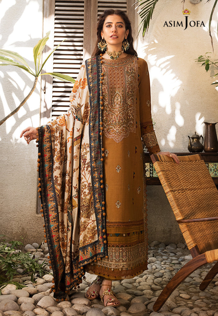 Asim Jofa Summer Lawn Embroidered Unstitched 3PC SE-1053