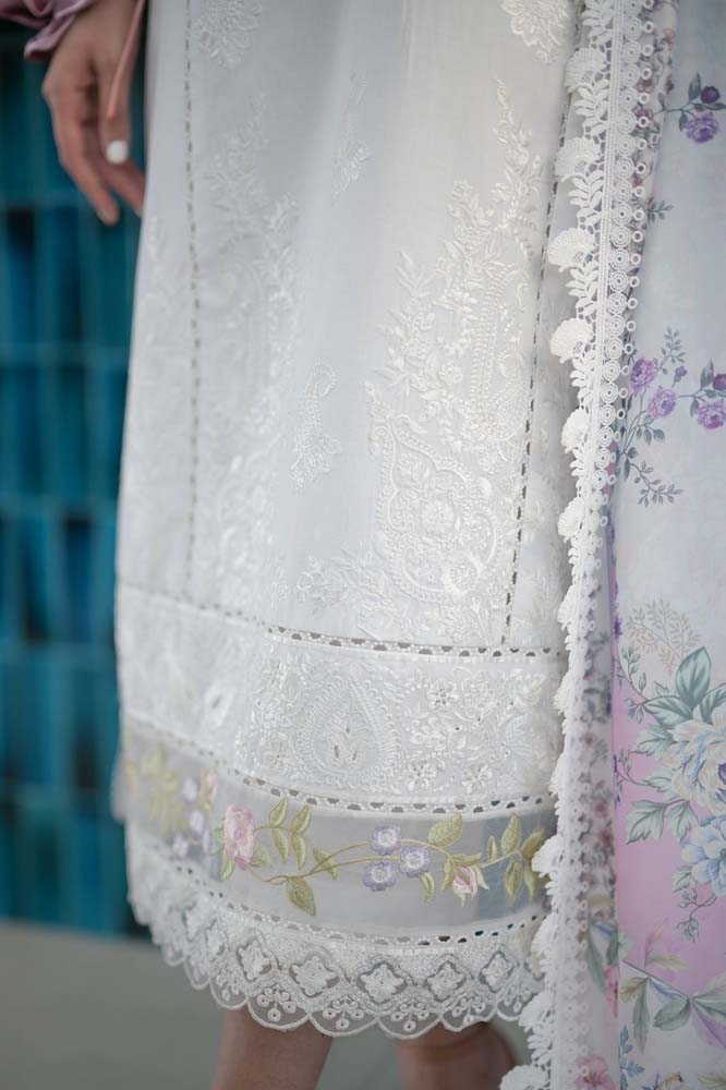 Agha Noor Summer Lawn Embroidered Unstitched 3PC FF-1062