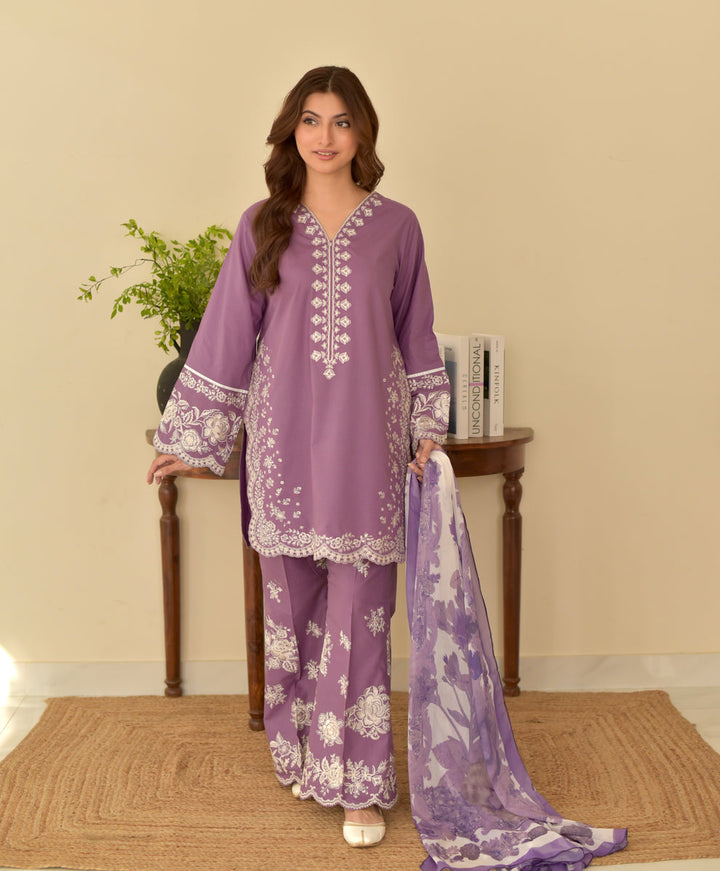 Aneela’S Summer Lawn Embroidered Unstitched 3PC SE-1035