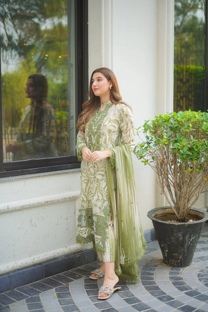 Aneela’S Summer Lawn Embroidered Unstitched 3PC SE-1031