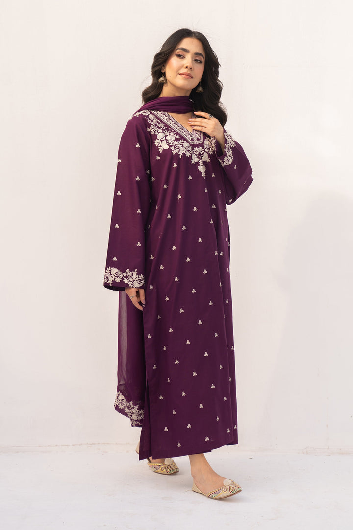 Pezwaan Summer Lawn Embroidered Unstitched 3PC FF-2655