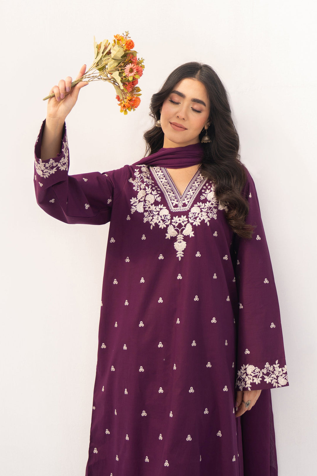 Pezwaan Summer Lawn Embroidered Unstitched 3PC FF-2655