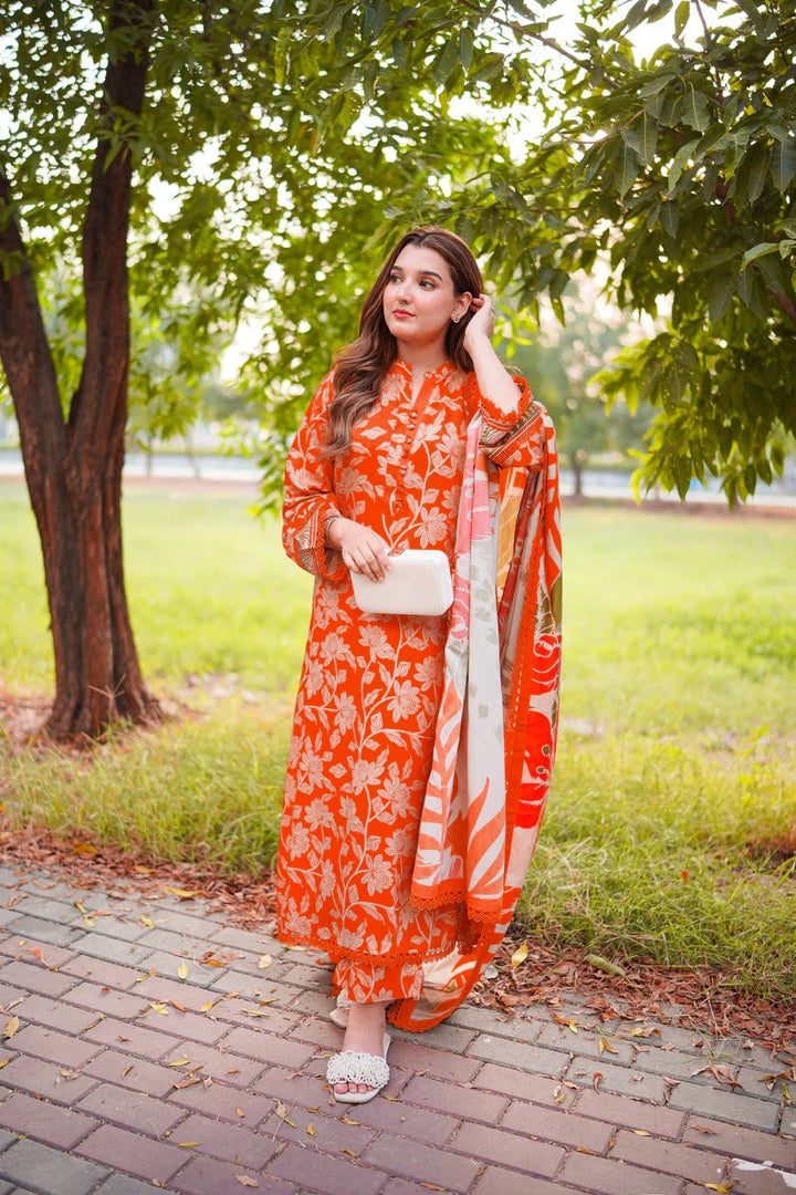 Aneela's Summer Embroidered Lawn Unstitched 3PC 2026