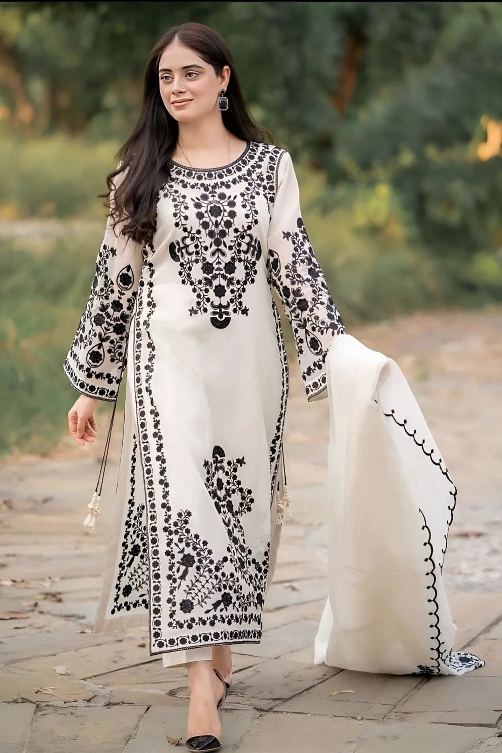 Agha Noor Summer Lawn Unstitched 3PC 2026 SE-1008