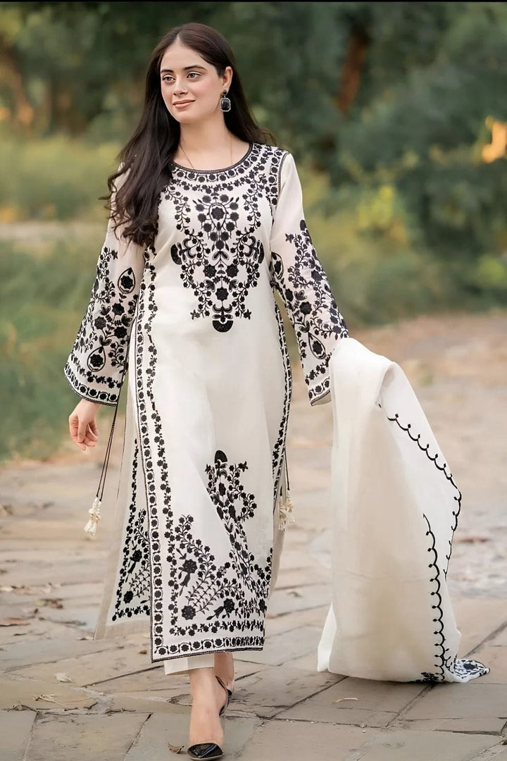 Agha Noor Summer Lawn Unstitched 3PC 2026 SE-1008