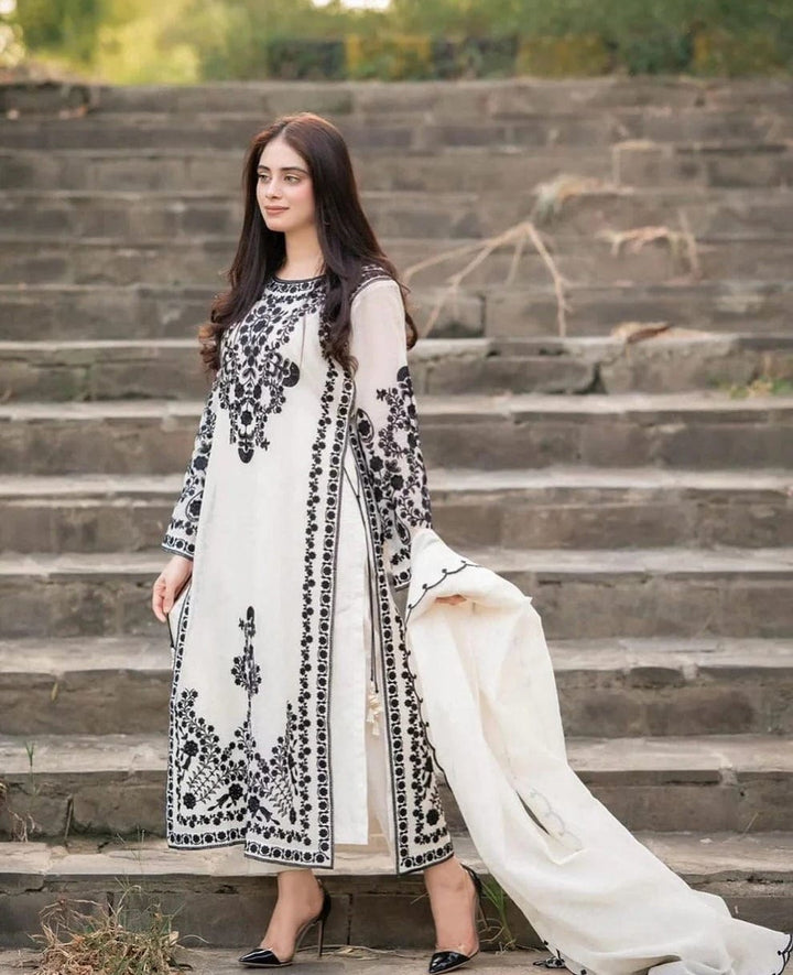 Agha Noor Summer Lawn Unstitched 3PC 2026 SE-1008
