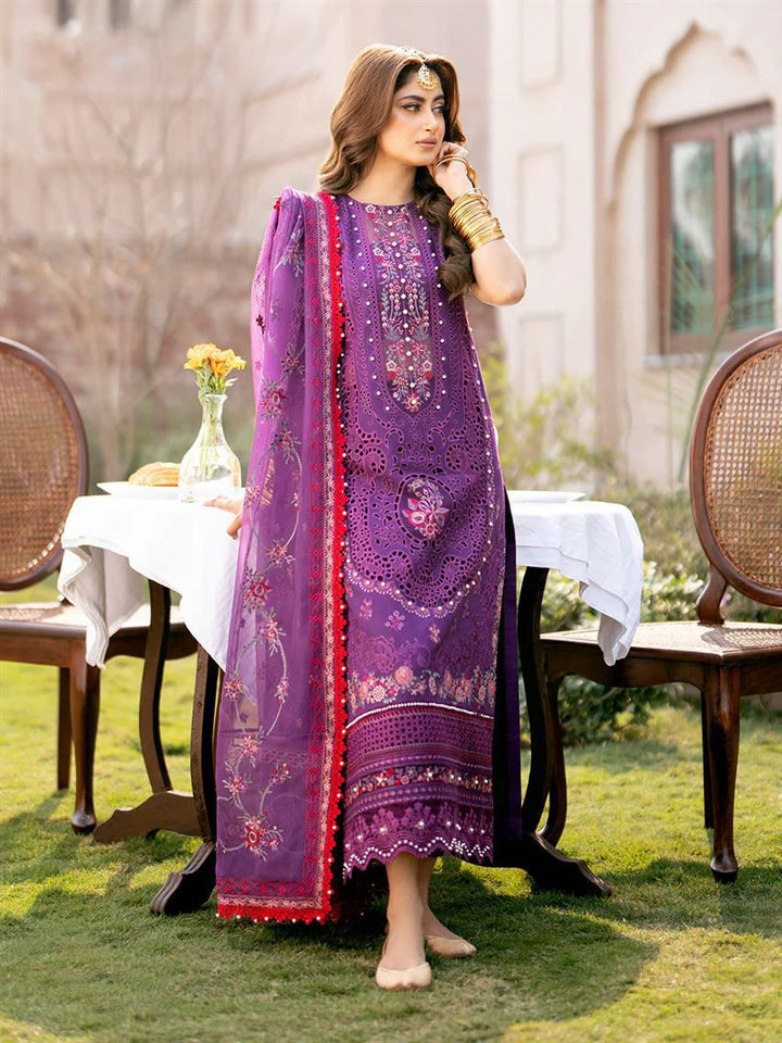 Bin Ilyas Summer Lawn Embroidered Unstitched 3PC SE-1037