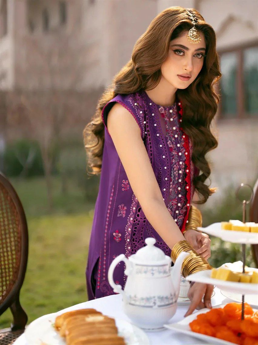 Bin Ilyas Summer Lawn Embroidered Unstitched 3PC SE-1037