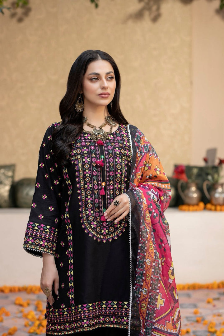 Karma Summer Lawn Embroidered Unstitched 3PC SE-1056