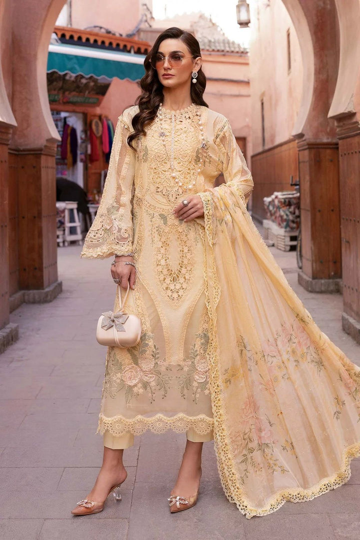 Bin Ilyas Summer Lawn Embroidered Unstitched 3PC FF-1064