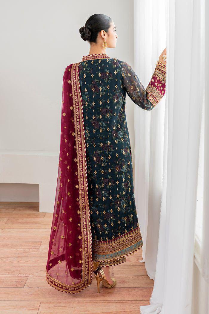 Baroque Summer Chiffon Embroidered Unstitched 3PC SE-1081