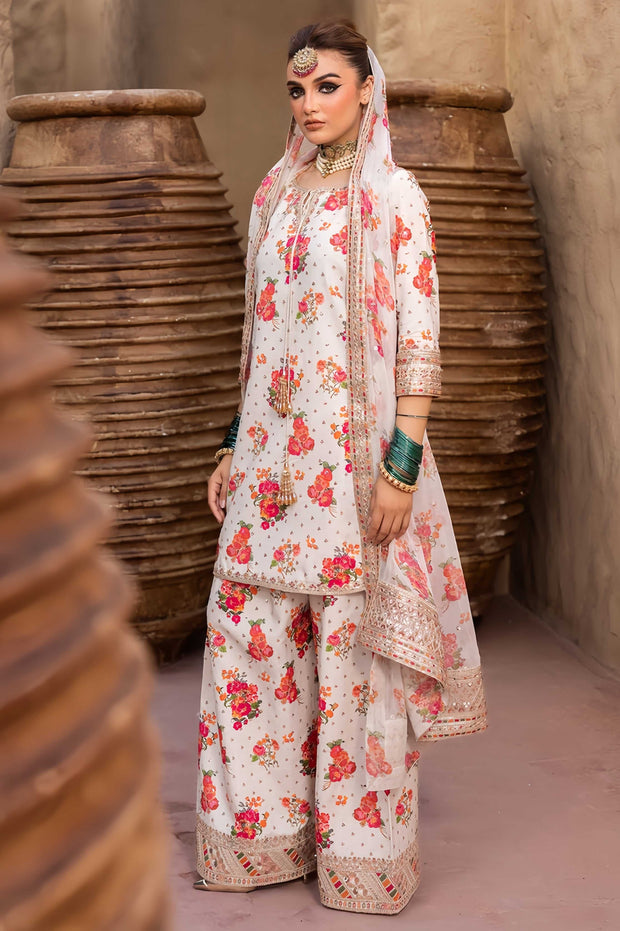 CHARIZMA Winter Collection | Shamoz Silk Luxury Embroidered Unstitched 3PC Suit
