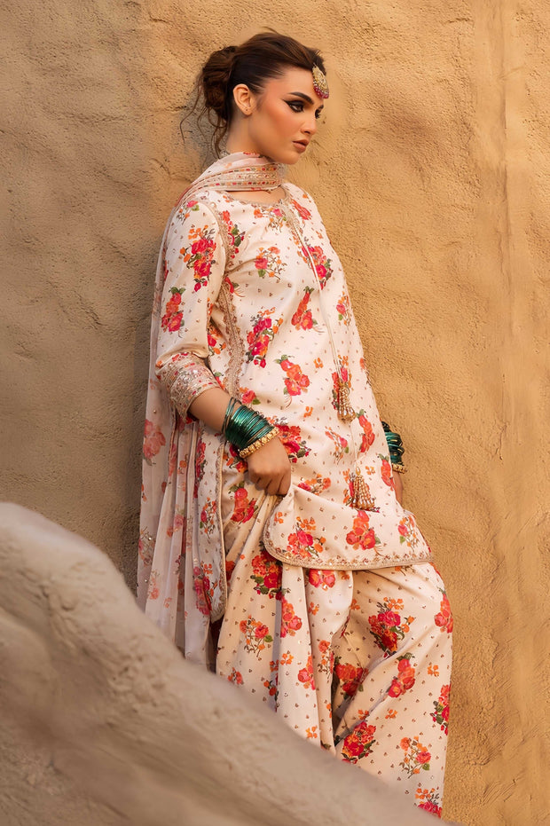 CHARIZMA Winter Collection | Shamoz Silk Luxury Embroidered Unstitched 3PC Suit