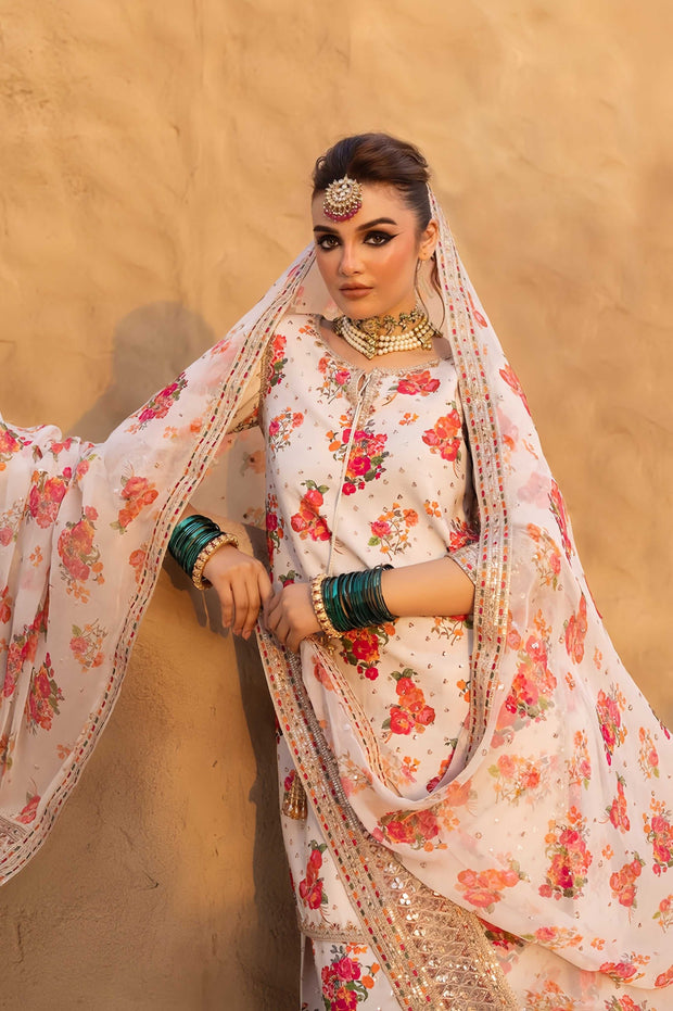 CHARIZMA Winter Collection | Shamoz Silk Luxury Embroidered Unstitched 3PC Suit