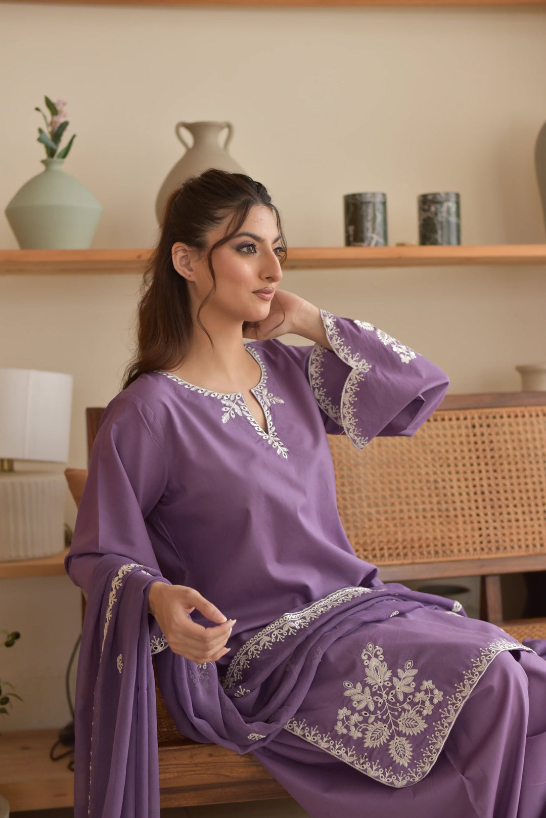 Batik Summer Lawn Embroidered Unstitched 3PC FF-2648