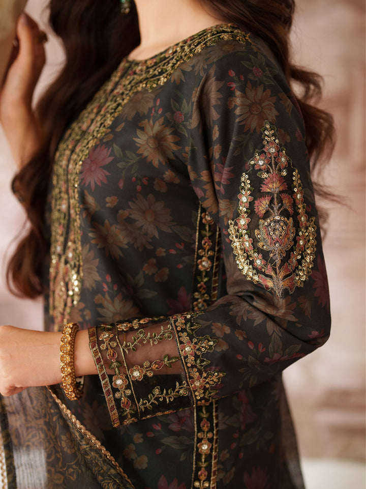 Mohagni Summer Lawn Embroidered Unstitched 3PC SE-1041