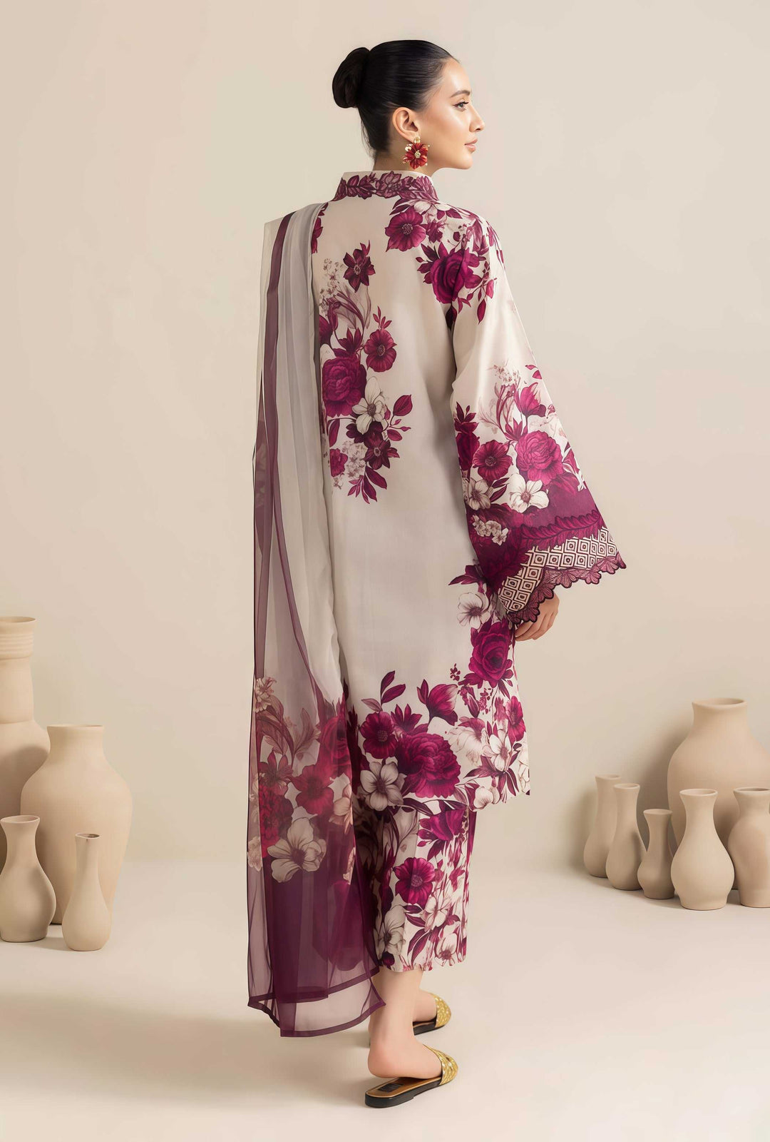 Adan Libas Summer Embroidered Lawn Unstitched 3PC Suit