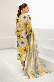 Baroque Lawn Digital Printed Embroidered 3PC - Unstitched Elegant Design