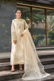 MUSHQ Luxury Chikankari Embroidered 3Pc Unstitched Suit – Cotton Lawn