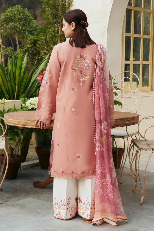 COCO Luxury Lawn Embroidered Suit – Unstitched 3 Piece | Patch Work & Diamond Print
