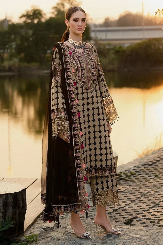 Charizma Lawn Collection 2025 – Heavy Embroidered Lawn 3 Piece Unstitched Suit