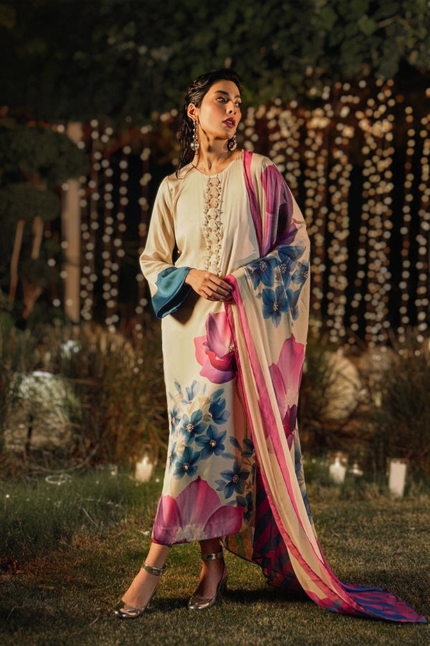 Lulusar Most Demanding Edition – Luxury Shamoz Silk Digital Print Unstitched 3 Piece Suit