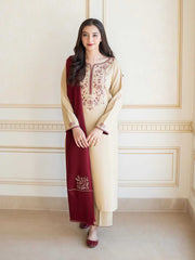 Asling Dhank Embroidered Unstitched 3 Piece Suit – Winter Collection