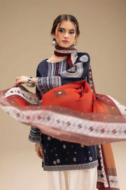 JAZMIN – Dhanak Embroidered 3PC Unstitched Suit