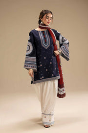 JAZMIN – Dhanak Embroidered 3PC Unstitched Suit